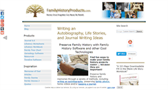 Desktop Screenshot of familyhistoryproducts.com